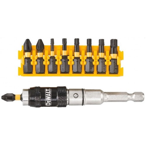 DeWALT DT70578T Set bitů Torsion s úhlovým nástavcem 10ks