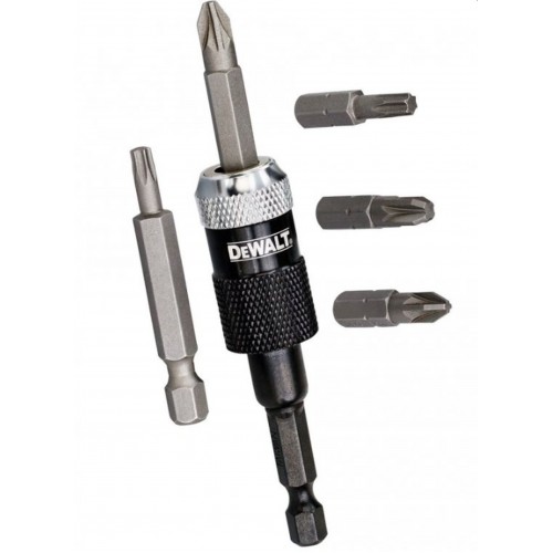 DeWALT DT71514 Rychloupínací nístavec + sada bitů 25 mm, 6 ks