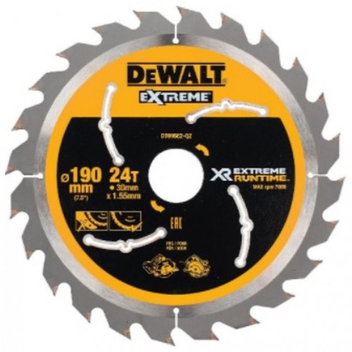 DeWALT DT99562 Pilový kotouč Extreme 190 x 30 mm, 24 zubů, ATB+R 25°