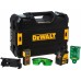 DeWALT DW0889CG Samonivelační křížový laser zelený, dálkoměr, kufr TSTAK