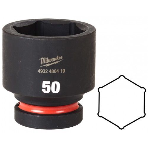 Milwaukee Průmyslové hlavice SHOCKWAVE™ IMPACT DUTY 1” HEX krátké (50 mm) 4932480419