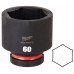 Milwaukee Průmyslové hlavice SHOCKWAVE™ IMPACT DUTY 1” HEX krátké (60 mm) 4932480421