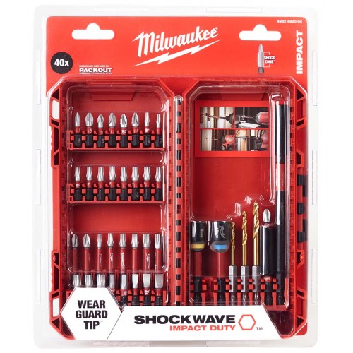 Milwaukee Sada bitů Shockwave 40ks 4932492004