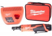Milwaukee M12 IR-201B Aku ráčnový utahovák (1/4"/12V/1x2,0Ah) Taška 4933441725