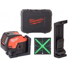 Milwaukee M12 CLLP-301C Kombinovaný křížový liniovo-bodový laser, bez aku, kufr 4933478101