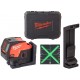 Milwaukee M12 CLLP-301C Kombinovaný křížový liniovo-bodový laser, bez aku, kufr 4933478101