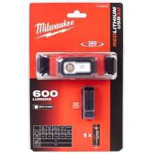 Milwaukee L4 HL-VIS-301 Čelová lampa s vysokou viditelností a USB nabíjením 4933479768