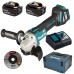 MAKITA DGA511RTJ Aku úhlová bruska s regulací 125mm Li-ion LXT (2x5,0Ah/18V) Makpac