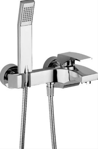 FONTE DOMINO vanová baterie se sprchou a s držáčkem, matný chrom DOM026MC FONTE DOMINO vanová baterie se sprchou a s držáčkem, matný chrom DOM026MC