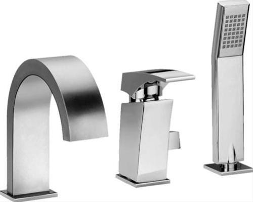 FONTE DOMINO baterie na okraj vany, chrom DOM040CR