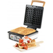 DOMO Vaflovač 4x7 s termostatem, bílý DO9274W