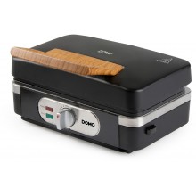 DOMO Sendvičovač - Gril - Vaflovač - 3v1, (1100W), černý DO9278C