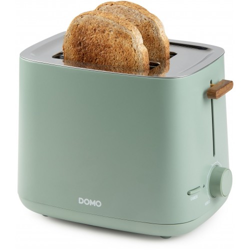 DOMO WOOD YOU Topinkovač na 2 topinky 1000W, zelený, DO973T