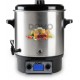 DOMO Zavařovací hrnec nerezový s LCD - 2 otvory - plast kohout (27 l / 2000W) DO42328PC