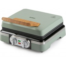 DOMO Vaflovač 4x7 s termostatem a časovačem - zelený DO9279W