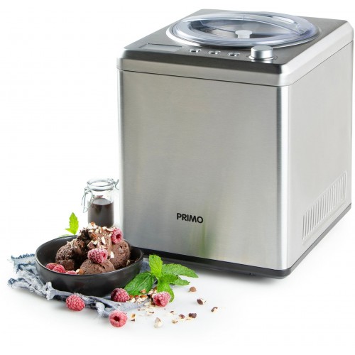 PRIMO Zmrzlinovač s kompresorem - nerezový 2l/180W PR408IM PRIMO Zmrzlinovač s kompresorem - nerezový 2l/180W PR408IM