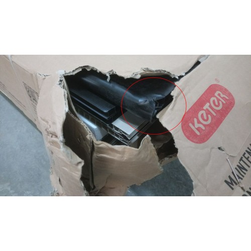 VÝPRODEJ KETER SCALA 6 x 8 zahradní domek, 185 x 237 x 227 cm, světle hnědá 17202394 POŠKOZENÉ!!!