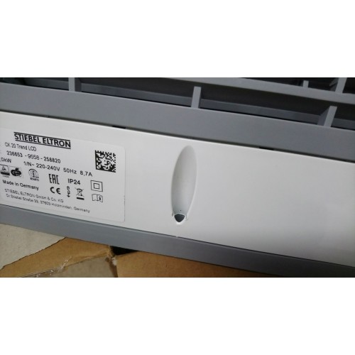 VÝPRODEJ Stiebel CK20 TREND LCD Elektrický rychloohřívač 2000 W s ventilátorem, bílý 236653 ODŘENÝ!!!!
