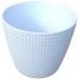 PROSPERPLAST SPLOFY Obal na květináč 21,8 cm, ledově bílá DSP220-656U