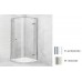 Villeroy & Boch Subway Sprchový kout 100x190, čtvrtkruh, pravý, s 1 dveřmi, pochromováno