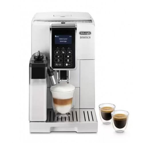 VÝPRODEJ DeLonghi Dinamica Automatický kávovar ECAM 350.55.W POUŽITÉ, BEZ ČISTIČE NA ODVÁPNĚNÍ!!