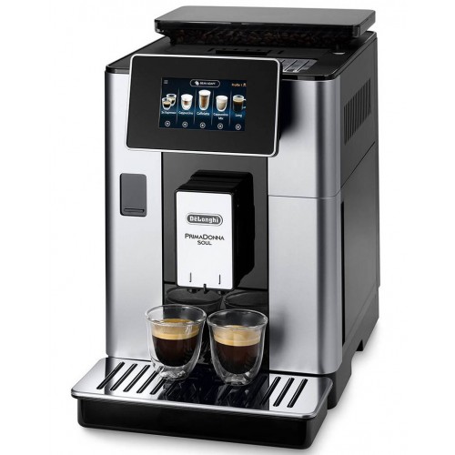 VÝPRODEJ DeLonghi PrimaDonna Soul Automatický kávovar ECAM 610.55.SB PO SERVISE, POUŽITO!!