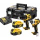 DeWALT DCK2062M2T Combo sada DCD709 + DCF809 (18V, 2 x 4,0Ah) kufr TSTAK