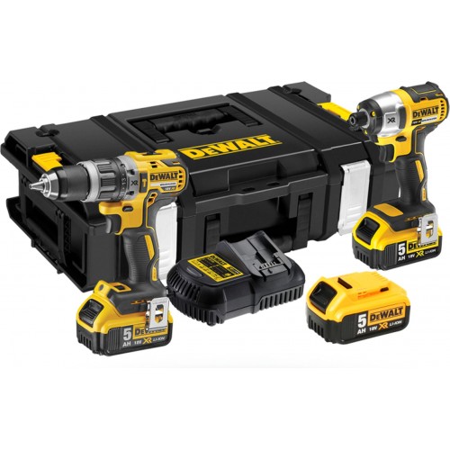 DeWALT DCK266P3 Aku kombo sada 18V XR (DCD796, DCF887,3 x DCB184, DCB113, DS150)