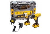 DeWALT DCK211D2T Combo sada vrtačka/šroubovák + rázový utahovák 10.8 V 2 x 2,0 Ah TSTAK