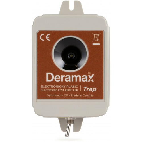 Deramax-Trap Ultrazvukový odpuzovač - plašič divoké zvěře 0200 Deramax-Trap Ultrazvukový odpuzovač - plašič divoké zvěře 0200