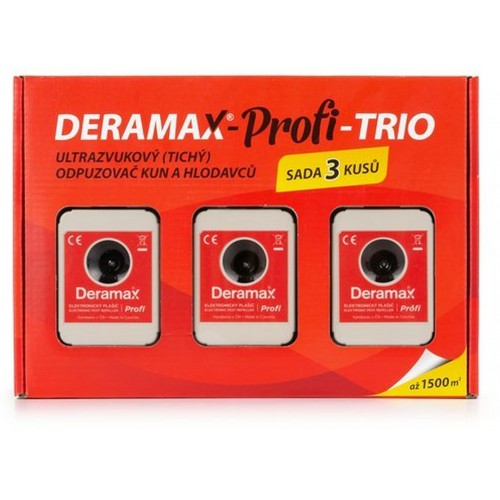 Deramax-Profi-Trio Sada 3ks odpuzovačů a příslušenství 0180