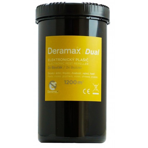 Deramax-Dual Elektronický plašič (odpuzovač) krtků a hryzců 0350