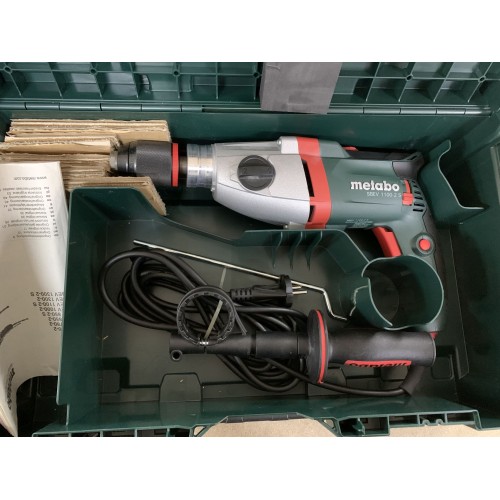 VÝPRODEJ Metabo 600784500 SBEV 1100-2 S Příklepová vrtačka 1100 W, MetaBOX 145 L 1X POUŽITÁ!!