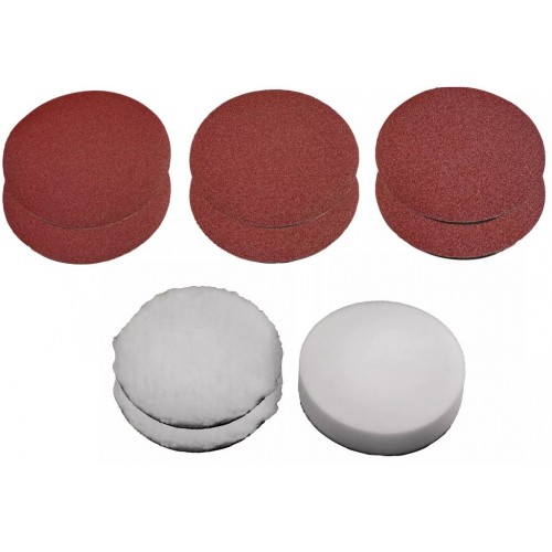 Einhell Sada pro leštění/broušení, 10ks, 150 mm 2093246