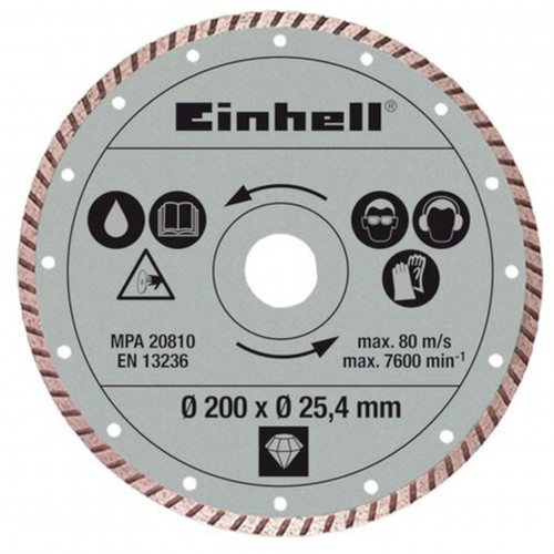 Einhell Diamantový kotouč TURBO 200x25,4 mm na dlaždice 4301175 Einhell Diamantový kotouč TURBO 200x25,4 mm na dlaždice 4301175