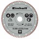 Einhell Diamantový kotouč TURBO 200x25,4 mm na dlaždice 4301175
