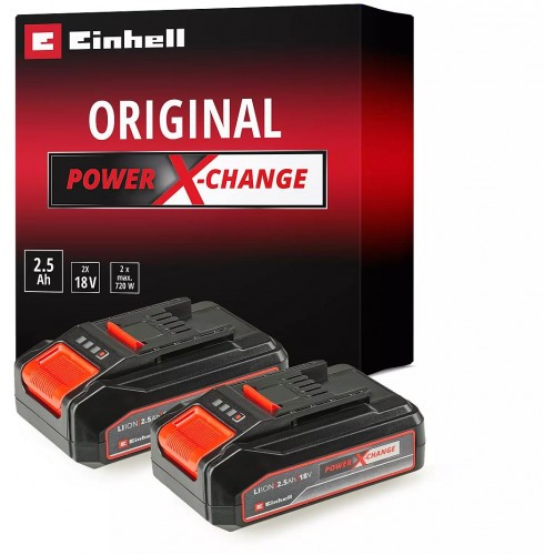 Einhell 2x 18V 2,5Ah PXC-Twinpack CB Baterie 4511524