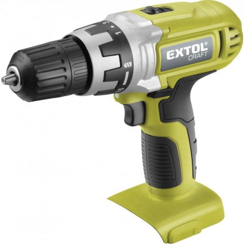 EXTOL CRAFT vrtací šroubovák aku, 14,4V NiCd (2x), 1300mAh, bez baterie a nabíječky 402315T