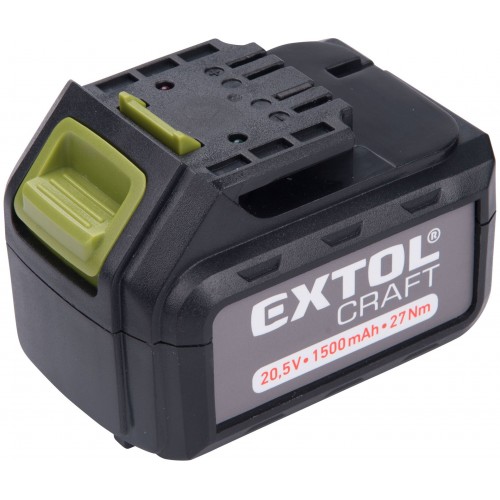 EXTOL CRAFT baterie akumulátorová, 20V Li-ion, 1500mAh 402440E