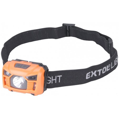 EXTOL LIGHT čelovka 100lm, nabíjecí, USB, 3W LED 43180 EXTOL LIGHT čelovka 100lm, nabíjecí, USB, 3W LED 43180