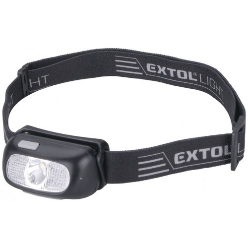 EXTOL LIGHT čelovka 130lm CREE XPG, nabíjecí, USB, dosvit 40m, 5W CREE XPG LED 43181