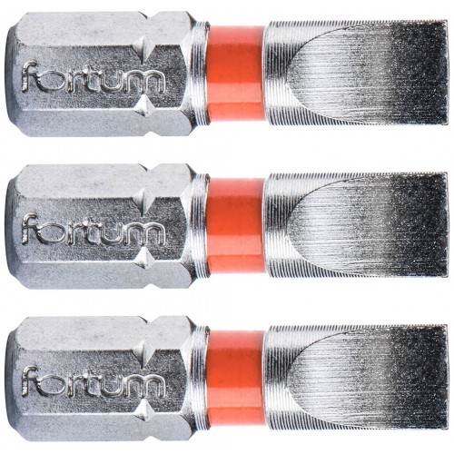 FORTUM-KITO hrot plochý sada 3ks, 6x25mm, S2 4741106 FORTUM-KITO hrot plochý sada 3ks, 6x25mm, S2 4741106