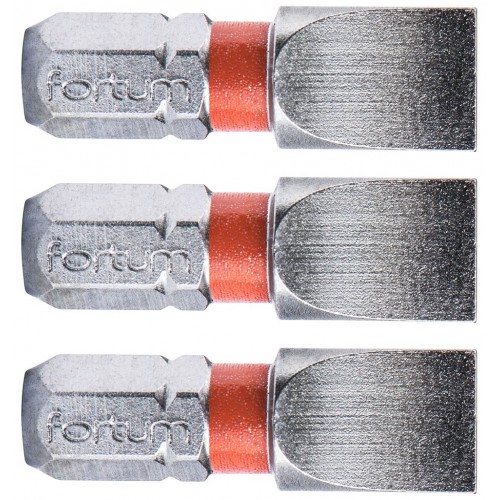 FORTUM-KITO hrot plochý sada 3ks, 8x25mm, S2 4741108 FORTUM-KITO hrot plochý sada 3ks, 8x25mm, S2 4741108