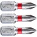 FORTUM-KITO hrot křížový phillips, sada 3ks, PH 1x25mm, S2 4741201