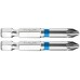 FORTUM-KITO hrot křížový pozidriv, sada 2ks, PZ 2x50mm, S2 4741312