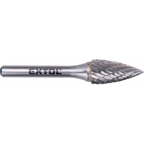 EXTOL INDUSTRIAL fréza karbidová, ostrý oblouk, pr.12x25mm/stopka 6mm,sek střední (double-cut) 8703765 EXTOL INDUSTRIAL fréza karbidová, ostrý oblouk, pr.12x25mm/stopka 6mm,sek střední (double-cut) 8703765