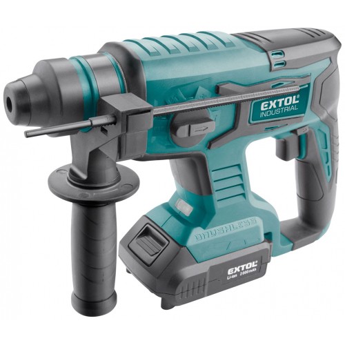 EXTOL INDUSTRIAL kladivo vrtací aku SHARE20V, 1,7J, SDS plus, BRUSHLESS, 20V Li-ion, 2000mAh 8791818
