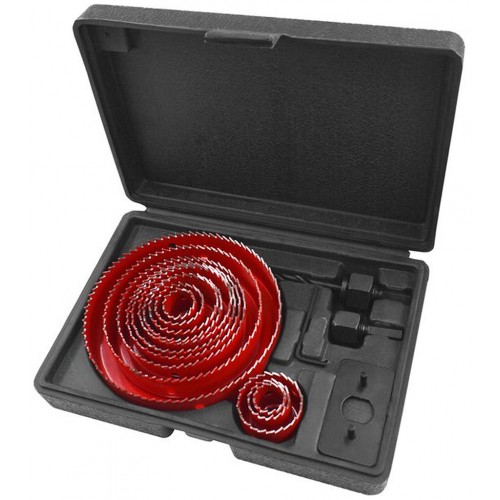 EXTOL PREMIUM vrtáky vykružovací korunkové, 13průměrů 19-127mm 8801605 EXTOL PREMIUM vrtáky vykružovací korunkové, 13průměrů 19-127mm 8801605