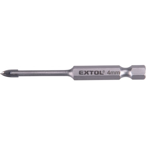 EXTOL PREMIUM vrták na sklo a keramiku karbidový, 4mm 8801884