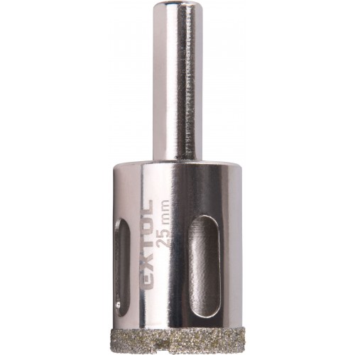 EXTOL PREMIUM korunka vykružovací diamantová na sklo a keramiku, 25mm 8801986